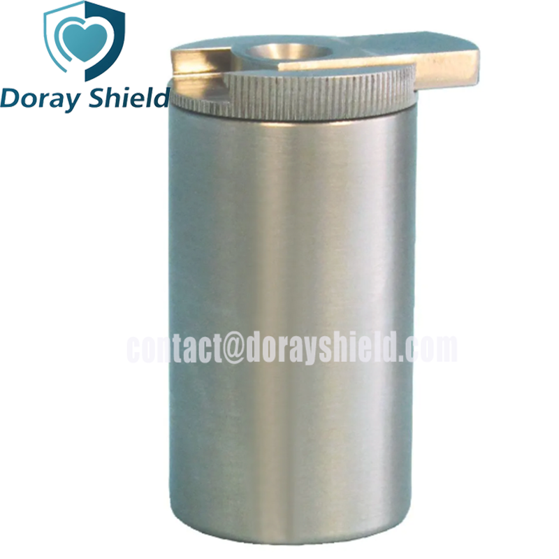 Tungsten Vial Shield with Magnetic Cap