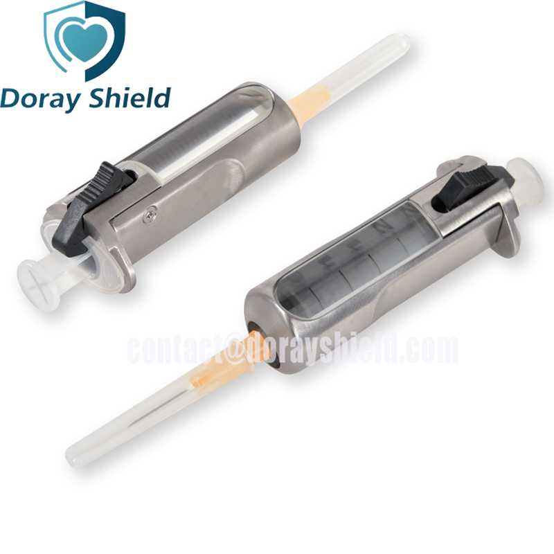 Press Fit Tungsten Alloy Syringe Safety Shield