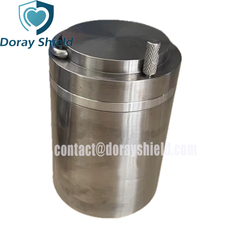 High Density Radiation Shielding Tungsten Vial Pot