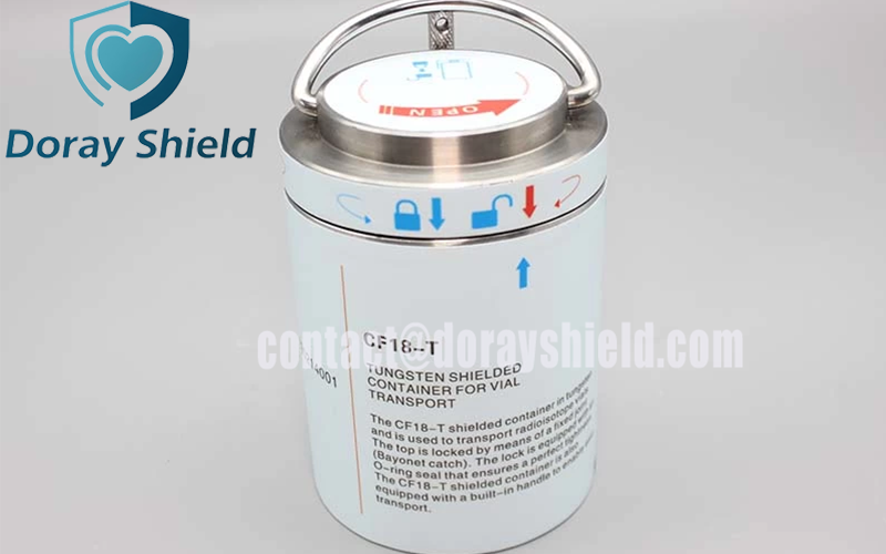 Tungsten Alloy Transport Container For Radiopharmaceutical