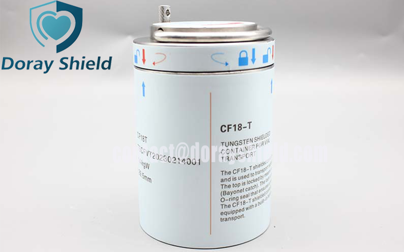 CF18-T Tungsten Shielded Container