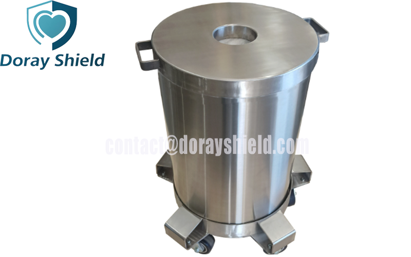 Shielded Waste Decay Barrels