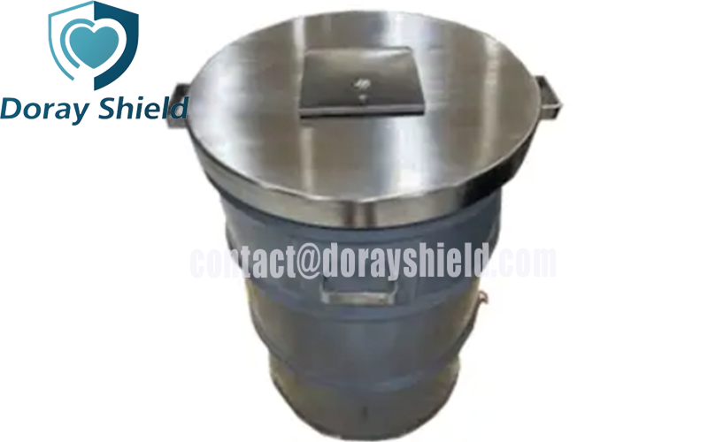 Shielded Waste Decay Barrels