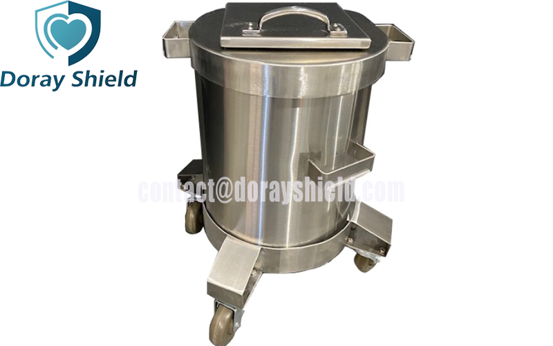 Shielded Waste Decay Barrels