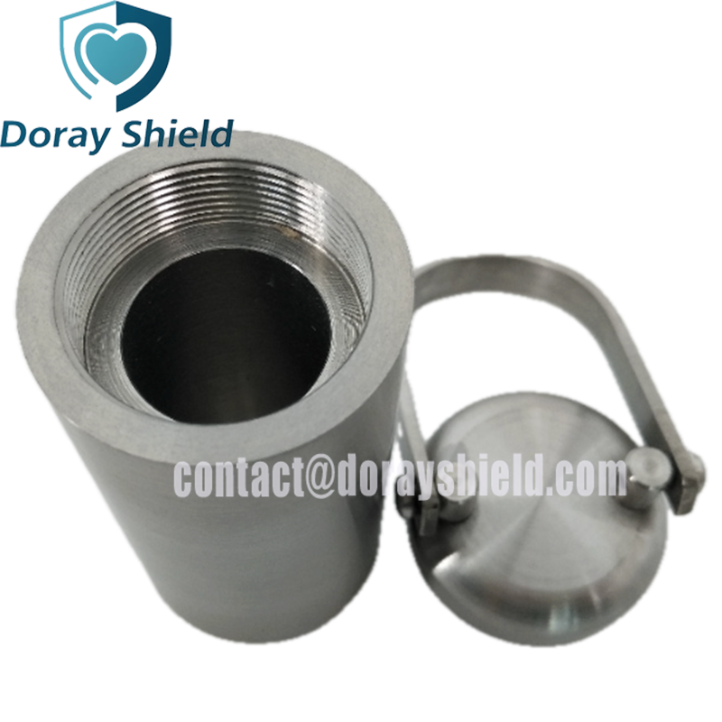 Medical Tungsten Radiation Protection Jar