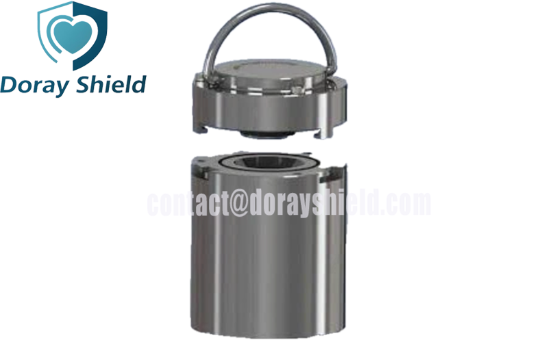 Tungsten Shielding Portable Can