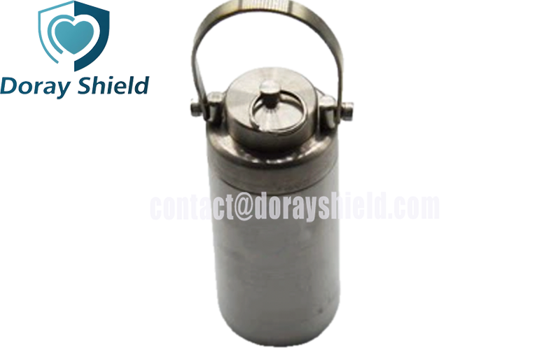 Tungsten Shielding Portable Can