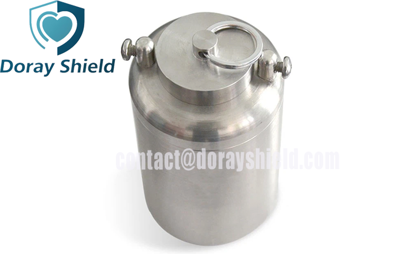 Tungsten Shielding Portable Can