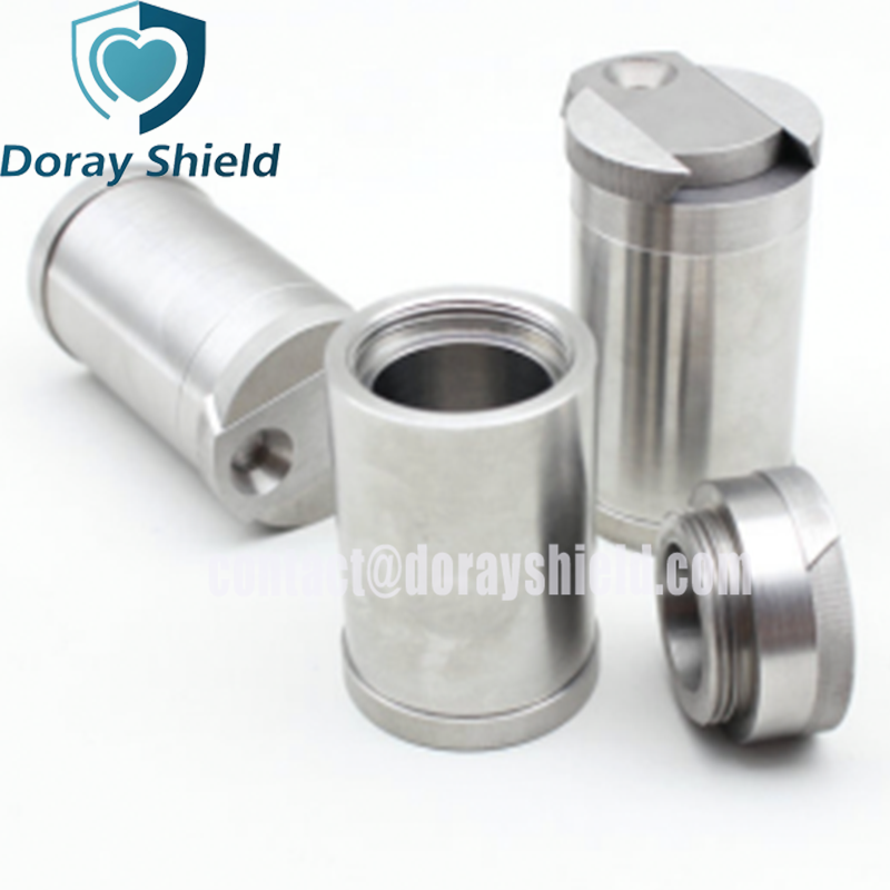 Tungsten Alloys Vial Shield With Cap 