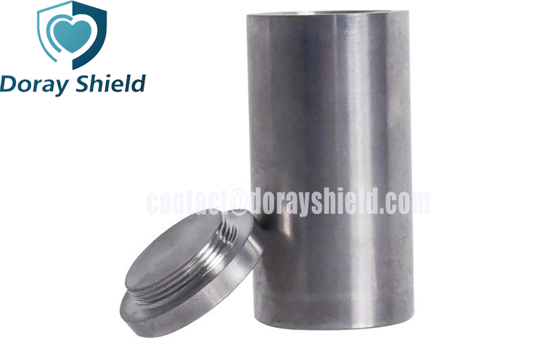 Tungsten Alloys Vial Shield With Cap 