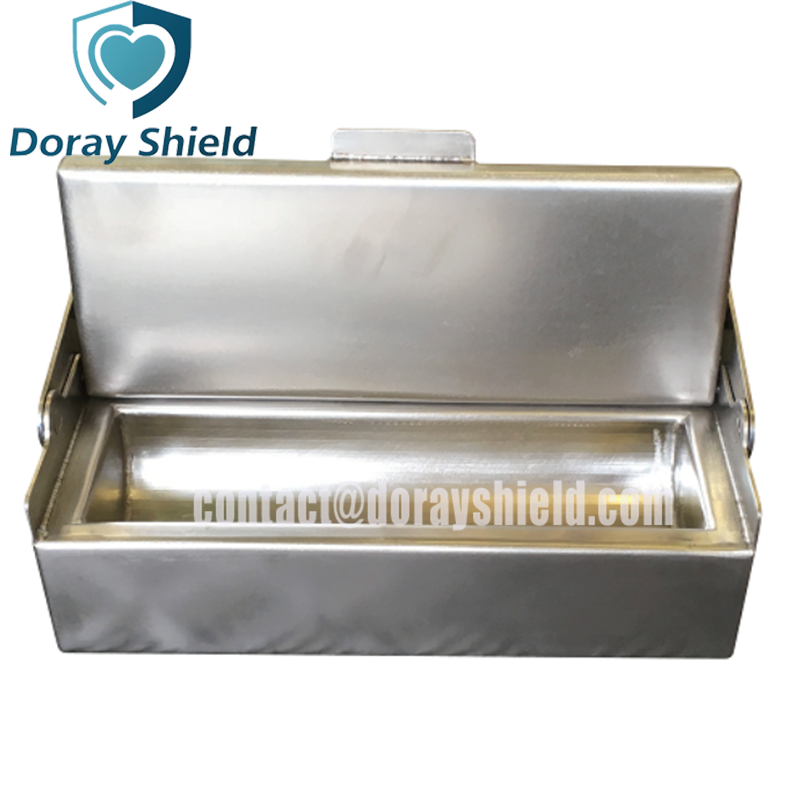 Radiation Shielded Syringe Carrier Box