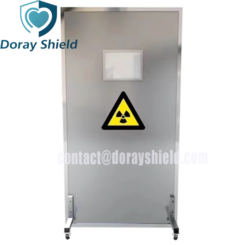 Nuclear Medicine Injection Barrier With Lead Window