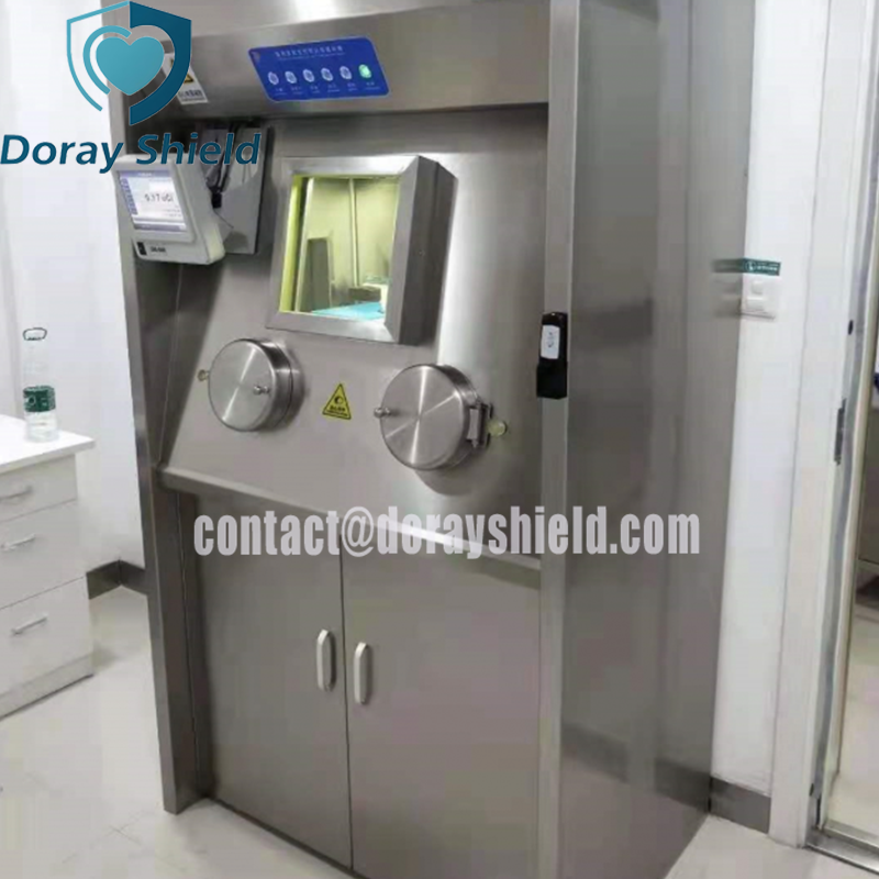 Dispensing Fume Hood With Lead Window