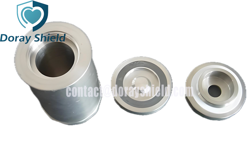  Tungsten(Wolfram) Vial Shield With Lead Glass