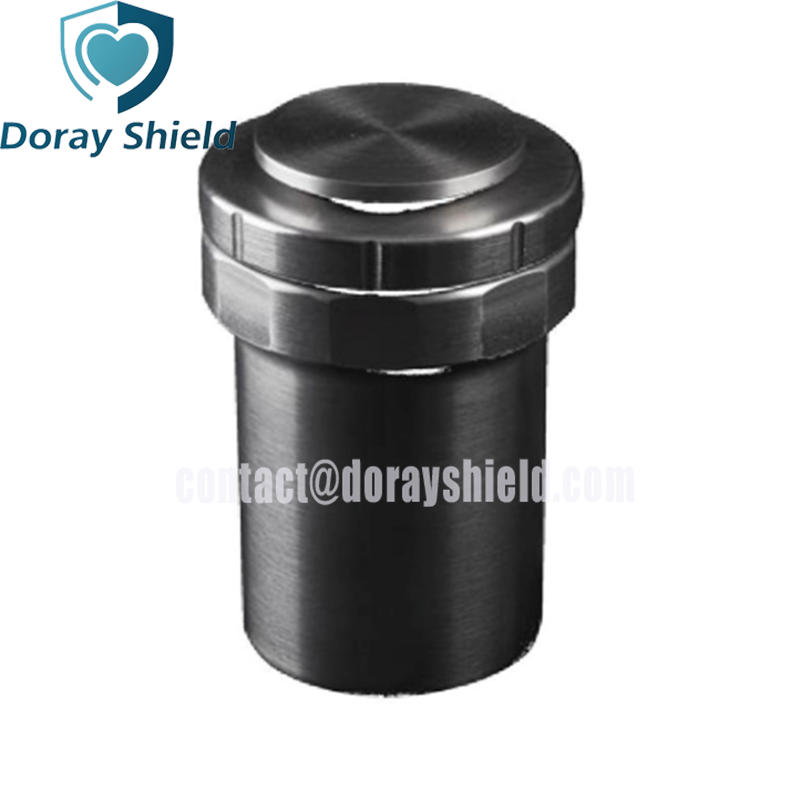 Tungsten(Wolfram) Vial Shield With Lead Glass