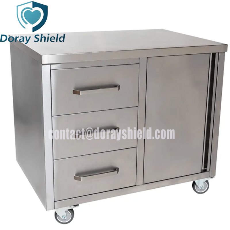 Lead-Lined Radioisotope Storage Cabinet