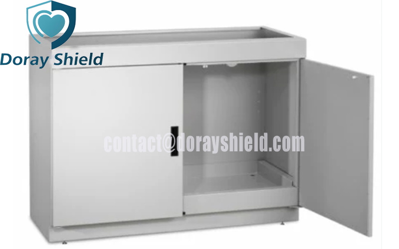 Lead-Lined Radioisotope Storage Cabinet