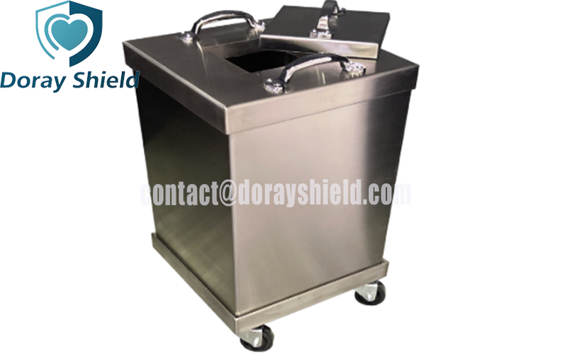 Foot Pedal Lead Waste Bin