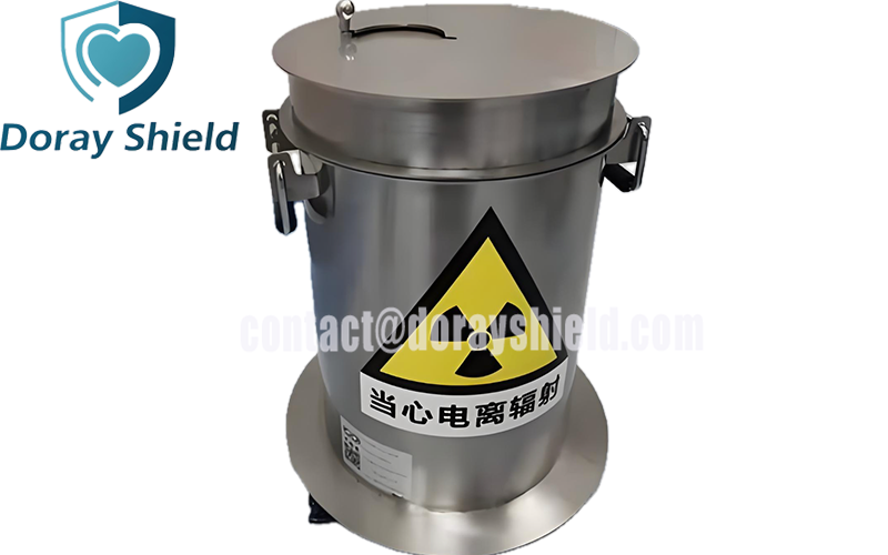 Nuclear Medicine Waste Shielded Container