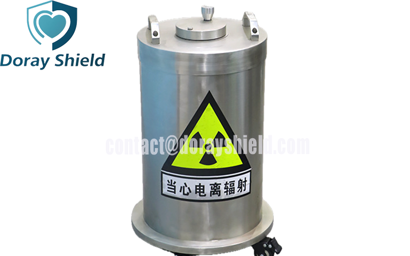 Nuclear Medicine Waste Shielded Container