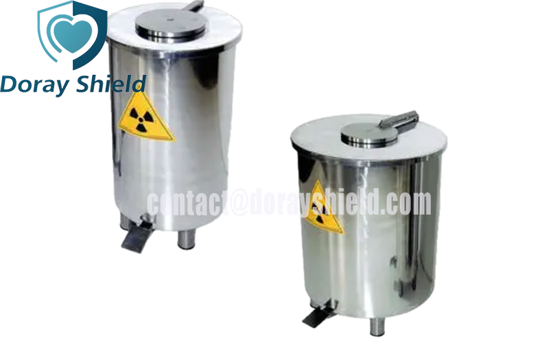 Gamma Ray Shielding Lead Waste Container