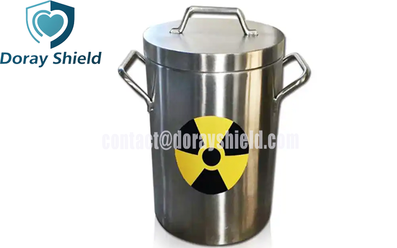Gamma Ray Shielding Lead Waste Container
