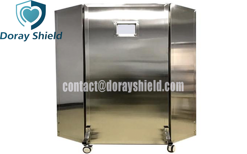 Nuclear Medicine Injection Barrier With Lead Window