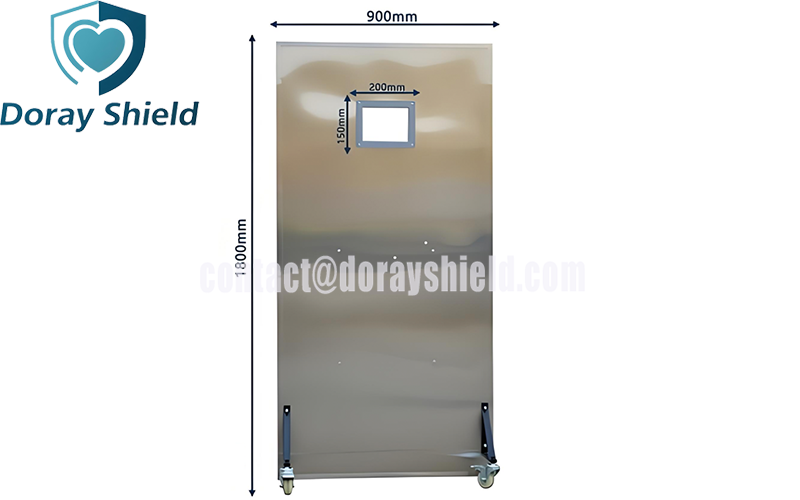Nuclear Medicine Injection Barrier With Lead Window