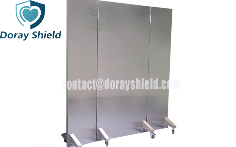 Mobile Protective Lead Screens Without View Window