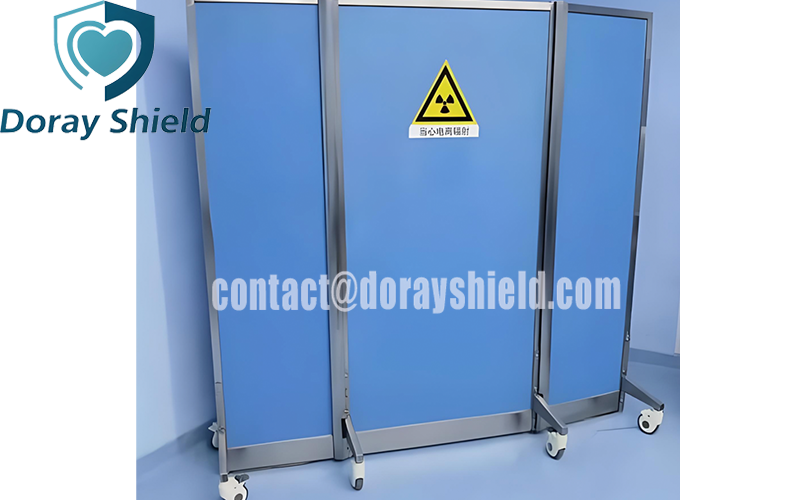 Mobile Protective Lead Screens Without View Window