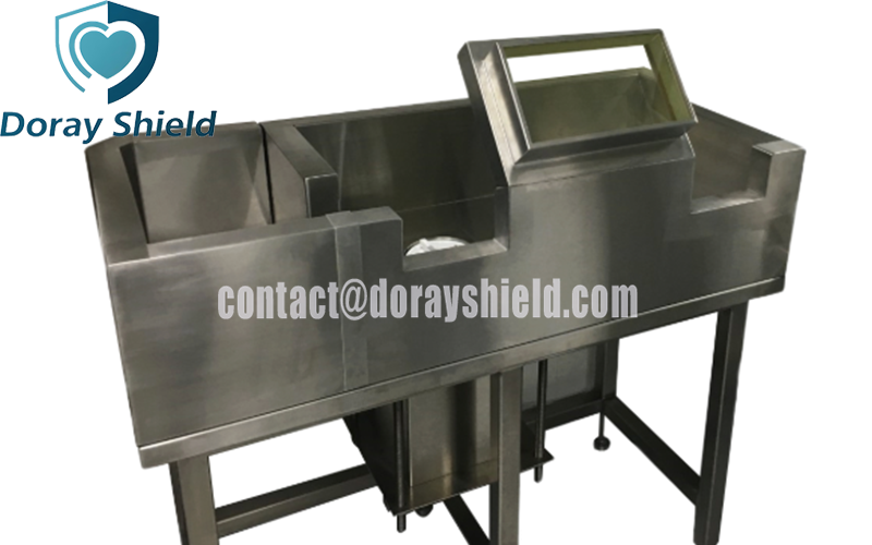 Lead-lined PET Unit Dose Pig Table