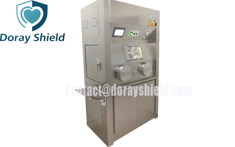 Dispensing Fume Hood With Lead Window
