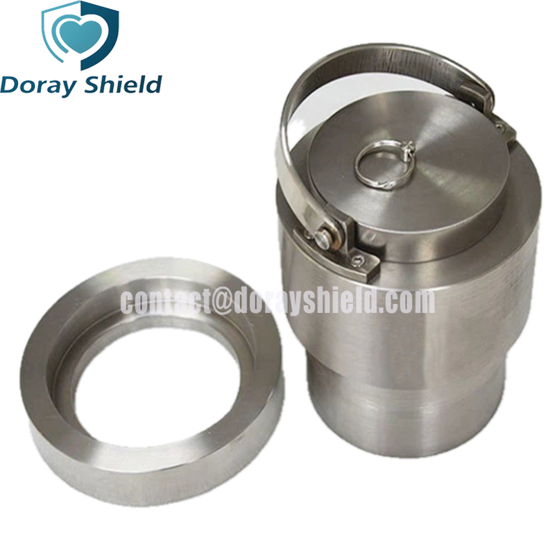 TVS Tungsten Radiation Shield Vial