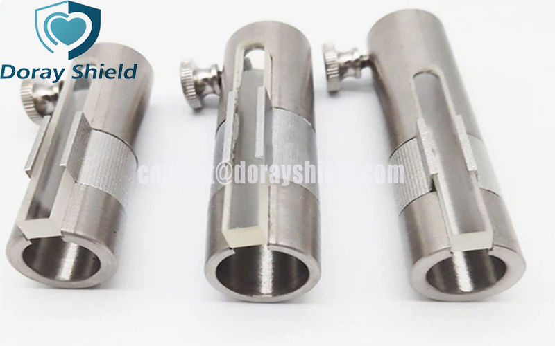 Tungsten Syringe Shield With Lead Glass