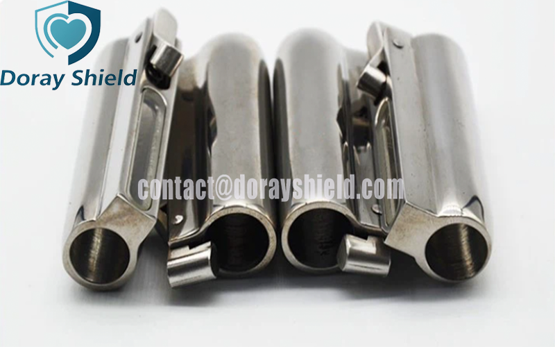 Tungsten Syringe Shield With Lead Glass