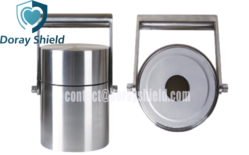 Radioactive Medicine Tungsten Dispensing Container