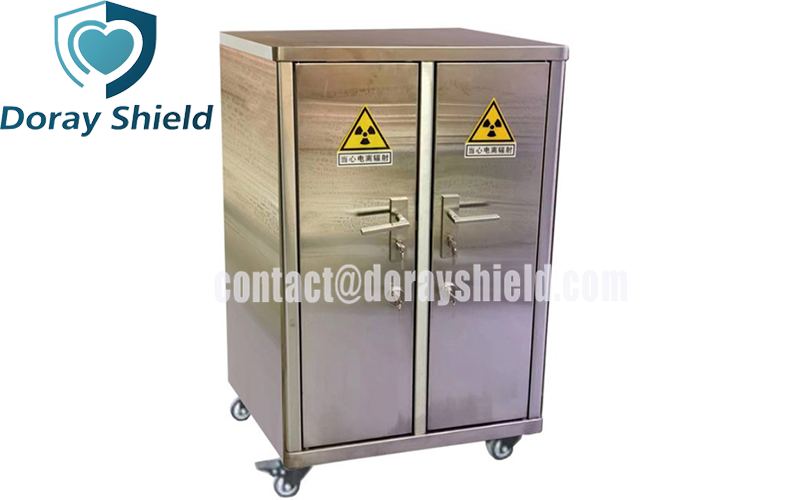 Nuclear Medical Lead-lined Storage Cabinet