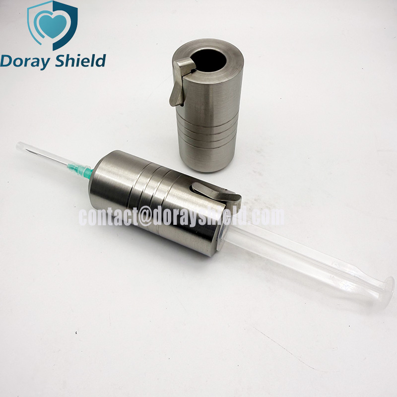 PET Clip-lock Tungsten Syringe Shield