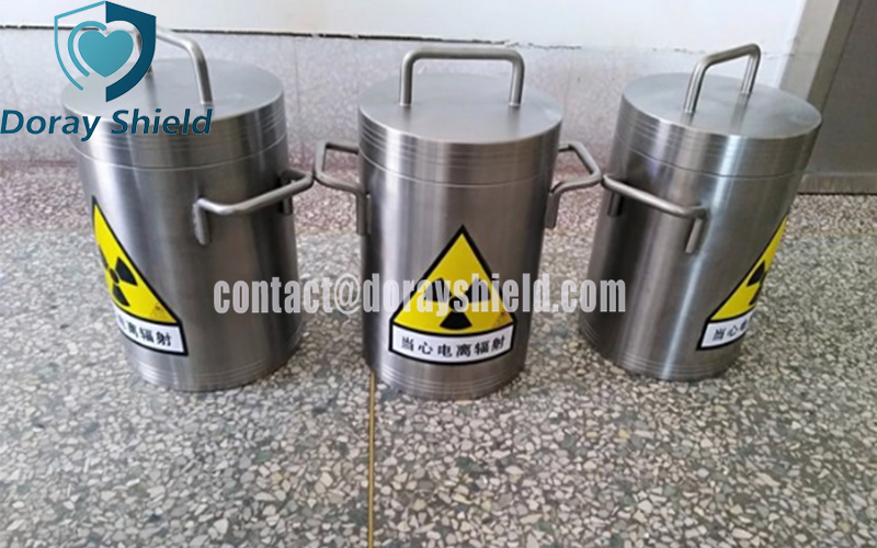 Nuclear Medicine Department Isotope Storage Container