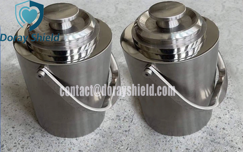 F18-FDG Tungsten Storage Container