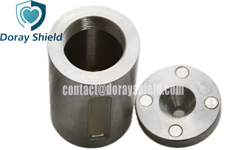 Tungsten Shielded F-18 FDG Container