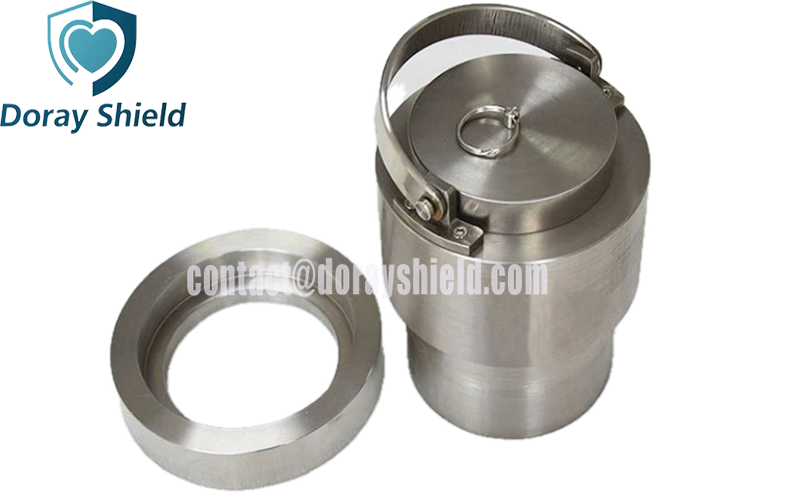 Tungsten Radioactive Isotope Storage Container