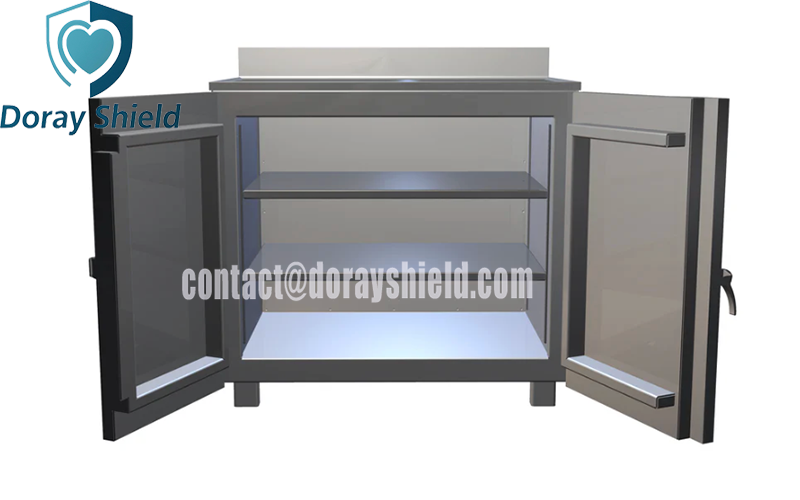 Lead-lined Shielded Storage Cabinet