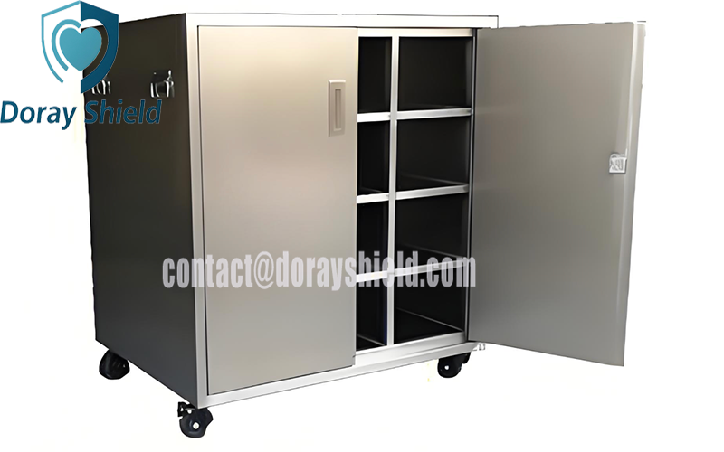 Lead-lined Shielded Storage Cabinet