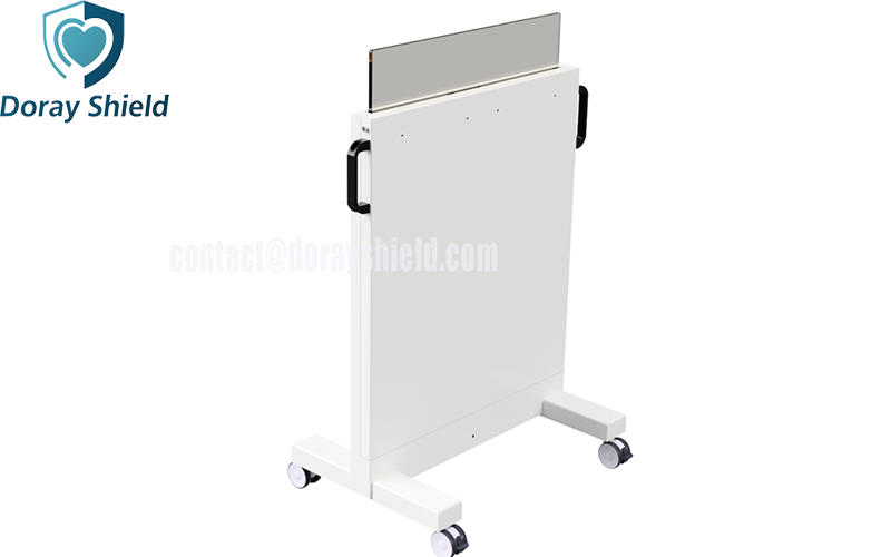 X-ray Flexible Mobile Protective Shield With Adjustable Height 