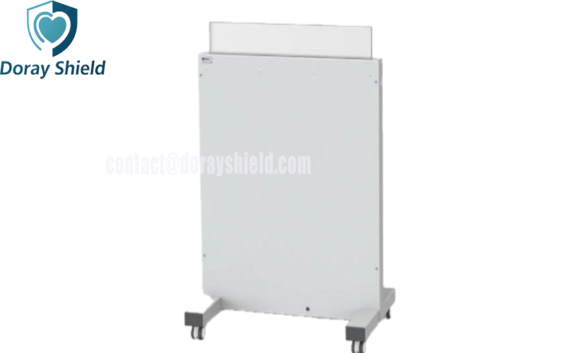 Adjustable Height X-ray Mobile Protective Shield