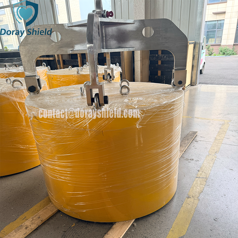 Nuclear Industry Lead Shielded Decay Drum