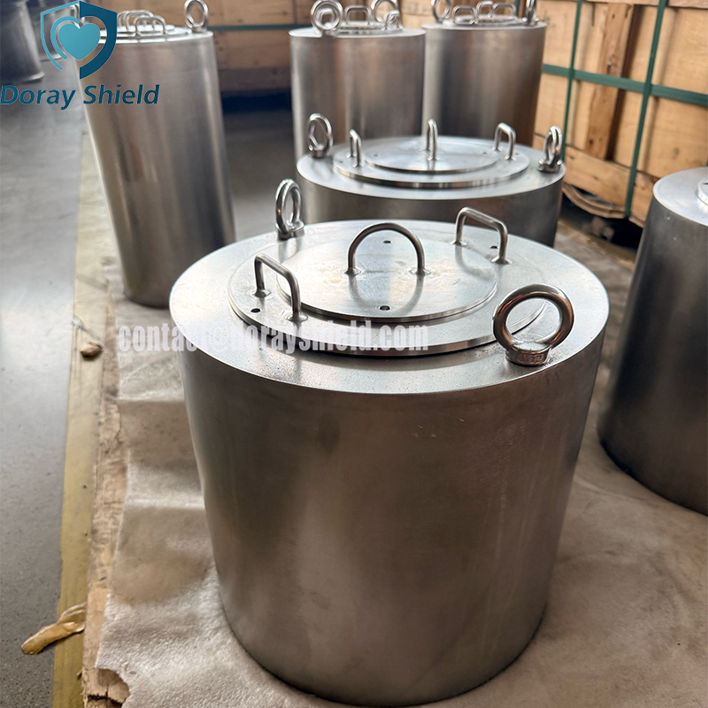 Nuclear Medicine Lead Waste Bucket