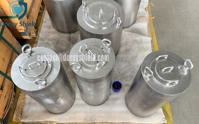 Nuclear Medicine Lead Waste Bucket