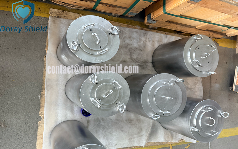 Nuclear Medicine Lead Waste Bucket